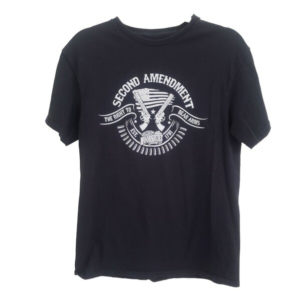 Second Amendment T-Shirt Right to Bear Arms by Southern Moonshine Black Size M - Picture 1 of 5